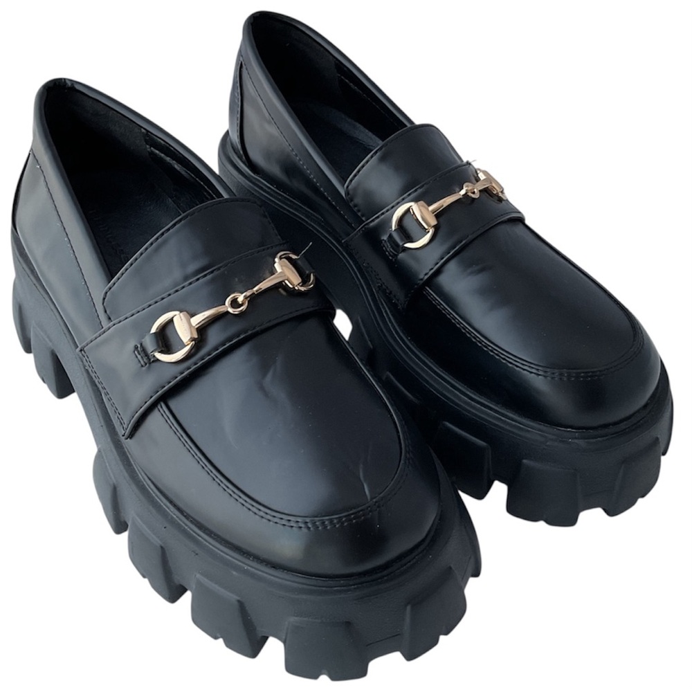 Princess Polly Chunky Platform Slip On Penny Lane Loafers Women’s Size 8